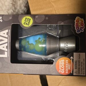 Squish FLOW NEE DOH Glow In Dark LAVA LAMP Schylling Squeeze Toy